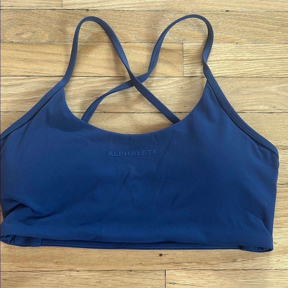 Alphalete three strap Aura bra